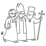 Dibujo para colorear Dibujo De Sacerdotes Catolicos Para Pintar Y Colorear