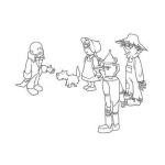 Dibujo para colorear Colorear Cuento Del Mago De Oz