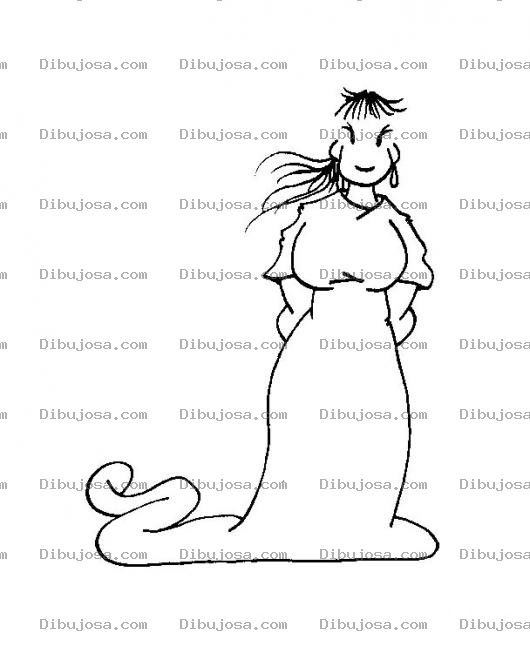 Dibujo para colorear Dibujo De Novia Plantada Para Pintar Y Colorear