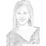 Dibujo para colorear Dibujo De Dina Manzo Para Pintar Y Colorear A Dinamanzo Coloring Page