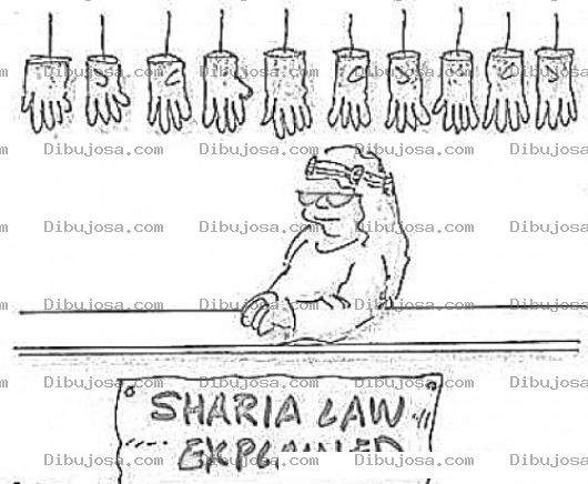 Dibujo para colorear Dibujo De Sharia Law Para Pintar Y Colorear La Ley De Sharia Law