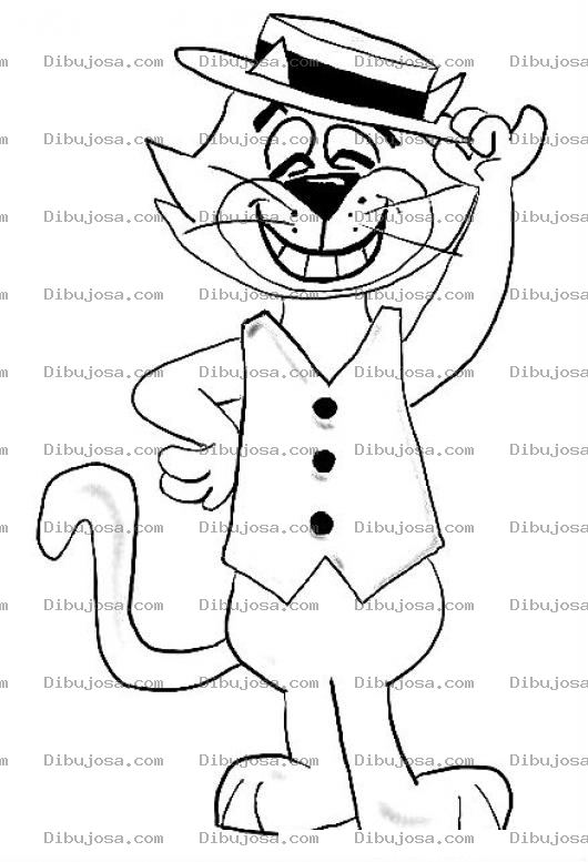 Dibujo para colorear Don Gato Para Pintar Y Colorear Dibujo De Dongato Y Su Pandilla