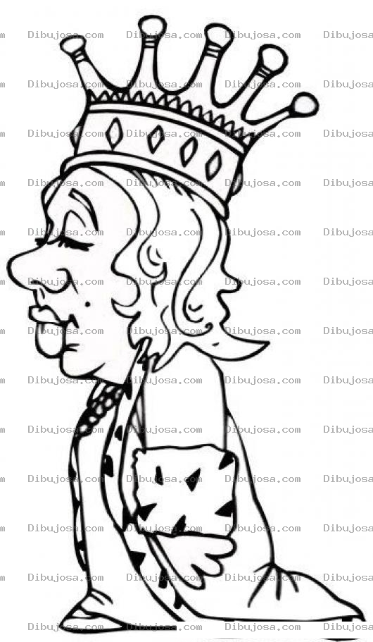 Dibujo para colorear Dibujo De Rey Chiquito Y Cansado Para Pintar Y Colorear Rey Enanito