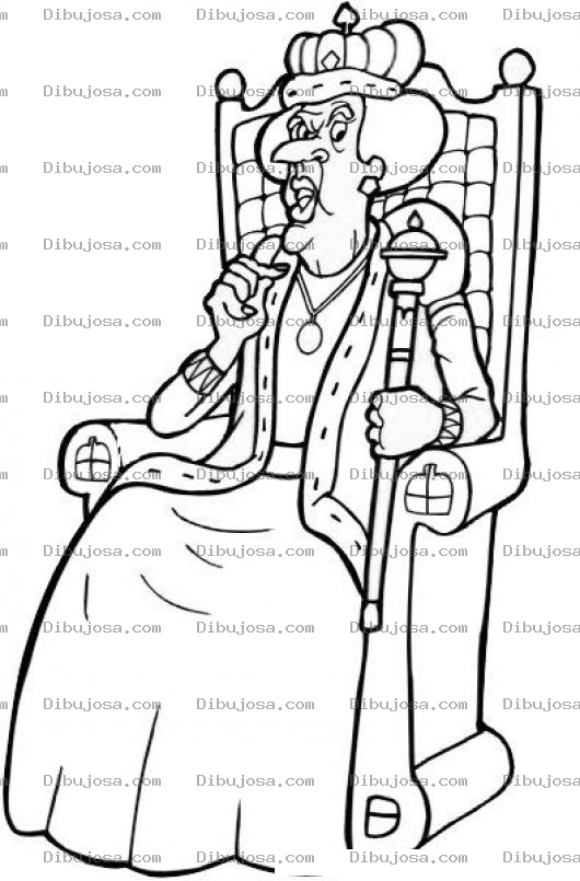 Dibujo para colorear Reina Malvada Para Pintar Y Colorear Reinamala