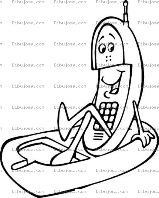 Dibujo para colorear Dibujo De Telefono Inalambrico En Su Base Para Pintar Y Colorear