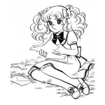 Dibujo para colorear Candy Candy Coloring Page Para Pintar Y Colorar A Candy Uuu