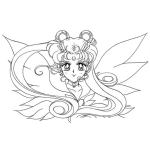 Dibujo para colorear Colorear A Sailormoon