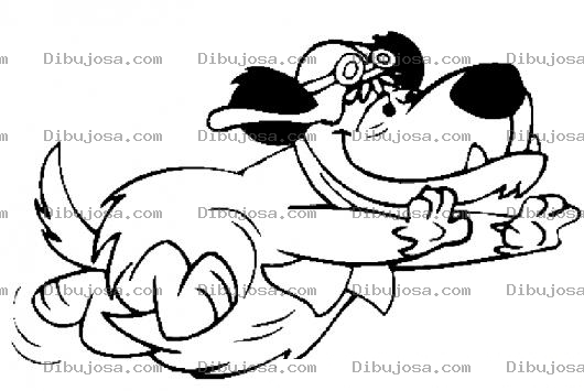 Dibujo para colorear Perro De Autos Locos Para Pintar Y Colorear