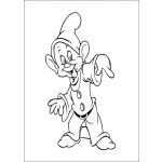 Dibujo para colorear El Enanito Tontin