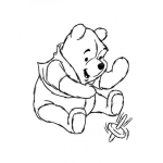Dibujo para colorear Dibujo De Guini De Pu Jugando Trompo Para Pintar Y Colorear
