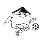 Dibujo para colorear Dibujo De Chinito Gordito Jugando Futbol Para Pintar Y Colorear