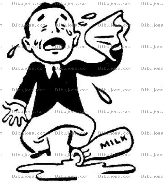 Dibujo para colorear Llorando Sobre La Leche Derramada Para Pintar Y Colorear