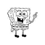 Dibujo para colorear bob esponja para colorear