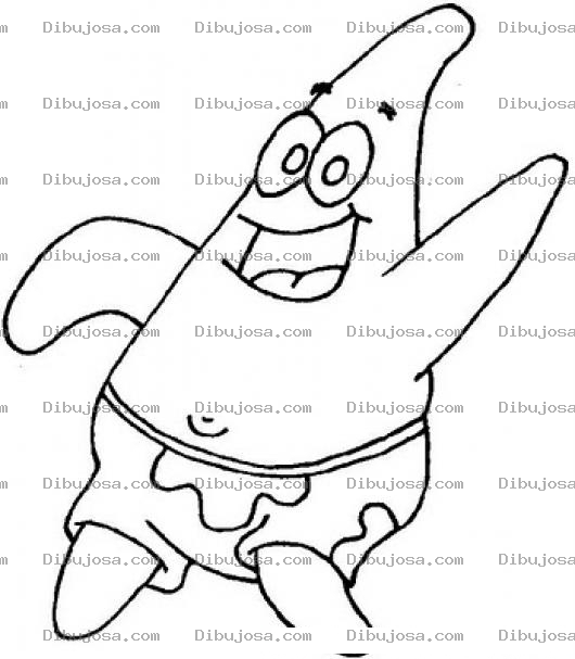 Dibujo para colorear patricio para colorear
