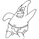 Dibujo para colorear patricio para colorear