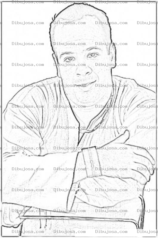 Dibujo para colorear Josepablosaravia Dibujo De Jose Pablo Saravia Cantante Guatemaltecto De Saraviamusica Punto Com Para Pintar Y Colorear