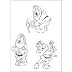 Dibujo para colorear El Enanito Dormilon