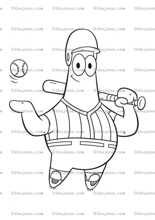 Dibujo para colorear patricio para colorear