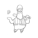Dibujo para colorear patricio para colorear