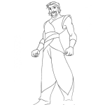 Dibujo para colorear Dibujo De Simbad El Marino Para Pintar Y Colorear A Simbadelmarino