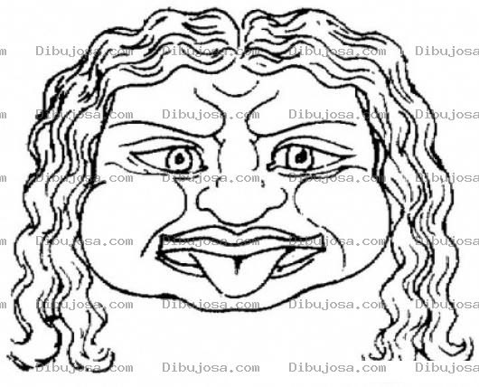 Dibujo para colorear Dibujo De Persona Con La Lengua De Fuera Para Pintar Y Colorear Hombre Sacando La Lengua
