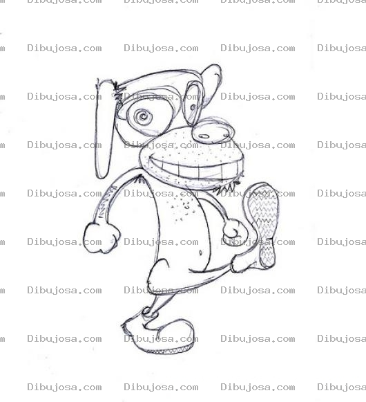 Dibujo para colorear Dibujo De Perrito Marchando Para Pintar Y Colorear