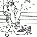 Dibujo para colorear Colorear Ring De Lucha Libre Para Pintar Y Colorear Una Pelea De Lucha Libre Para Imprimir Y Pintar