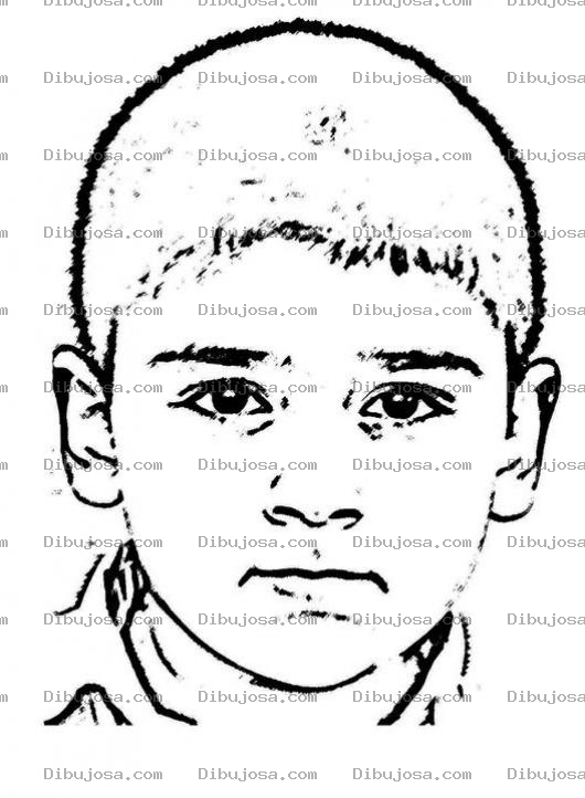 Dibujo para colorear Cara De Nino Para Pintar Y Colorear