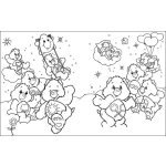 Dibujo para colorear Dibujo De Los Ositos Carinositos Para Imprimir Pintar Y Colorear