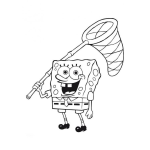 Dibujo para colorear Dibujo de Bob Esponja para colorear