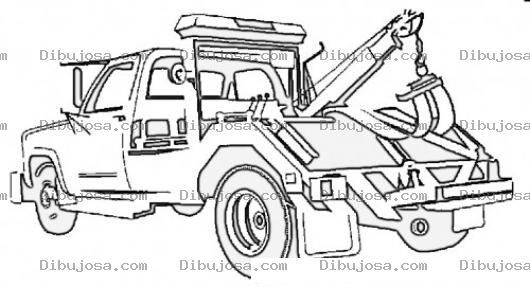 Dibujo para colorear Dibujo De Grua Para Pintar Y Colorear