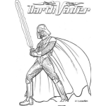 Dibujo para colorear Darthvader Dibujo Para Pintar Y Colorear A Darth Vader De Starwars En La Guerradelasgalaxias