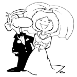 Dibujo para colorear Colorear Marido Y Mujer