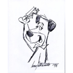 Dibujo para colorear Huckleberryhound Dibujo Para Pintar Y Colorear Al Perrito De Huckle Berry Hound