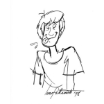 Dibujo para colorear Dibujo De Shaggy Con La Lengua De Fuera Para Pintar Y Colorear
