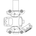 Dibujo para colorear Carrito Armable Y Recortable Para Imprimir Pintar Y Colorear Dibujo De Un Carrito De Papel Para Recortar Y Armar