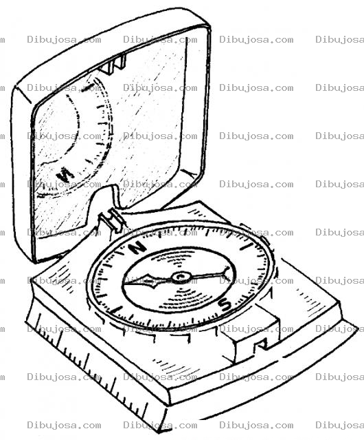 Dibujo para colorear Dibujo De Brujulas