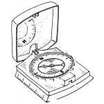 Dibujo para colorear Dibujo De Brujulas