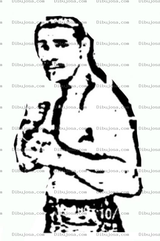 Dibujo para colorear Marvindelapena Dibujo De Marvin De La Pena Peleador De Mma De Guatemala Para Colorear