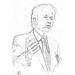 Dibujo para colorear Frank McCourt Para Pintar Y Colorear Dibujo De FrankMcCourt