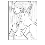Dibujo para colorear Dibujo De Paloma Fabrykant Comentarista De Strikeforce En Space Y Peleadora De Mma Para Pintar Y Colorear