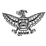 Dibujo para colorear Dibujo De Aguila Azteca Para Pintar Y Colorear