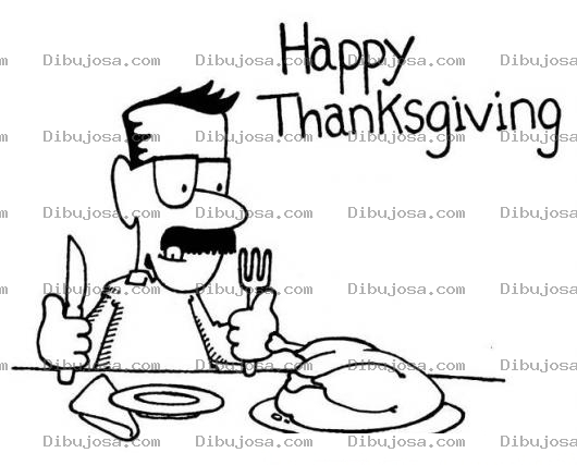 Dibujo para colorear Tarjeta Del Dia De Accion De Gracias Para Imprimir Y Colorear