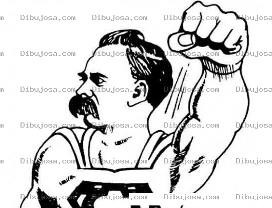 Dibujo para colorear Super Papa Bigotudo Para Pintar Y Colorear A Hombre Con Bigotes Y Con Traje De Superman