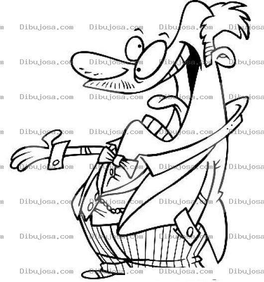 Dibujo para colorear Demagogia Dibujo De Politico Hablador Demagogo Lengua Larga Embustero Casaquero Y Prometeror De Falsas Promesas Para Pintar Y Colorear