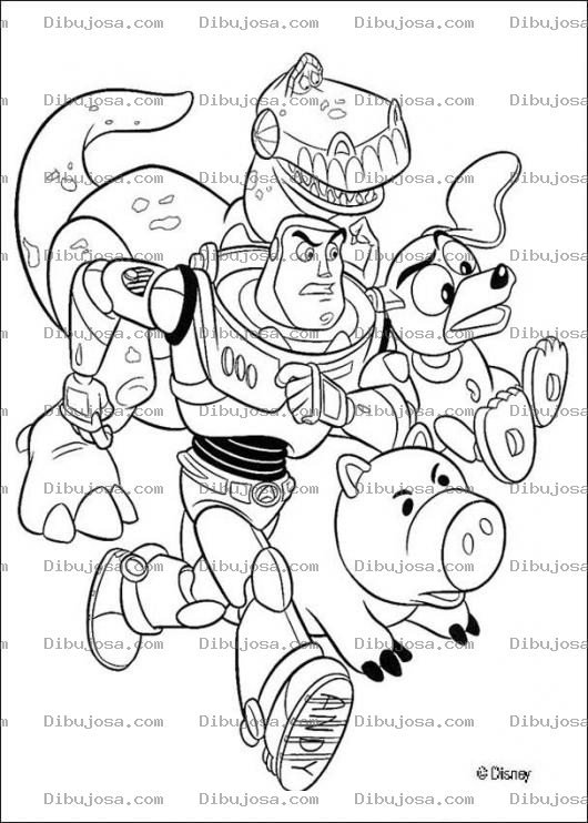 Dibujo para colorear Pintar a los amigos de gudy