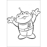 Dibujo para colorear Pintar duende de tres ojos