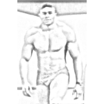 Dibujo para colorear Alistairovereem Dibujo De Alistair Overeem Para Pintar Y Colorear Peleador De Mma En Strikeforce