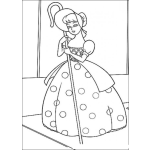 Dibujo para colorear Colorear a la princesa de Toystory