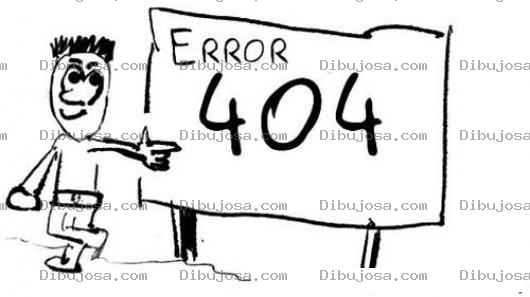 Dibujo para colorear Error 4040 Para Pintar Y Colorear Dibujo De Error404 De Pagina No Encontrada En El Servidor